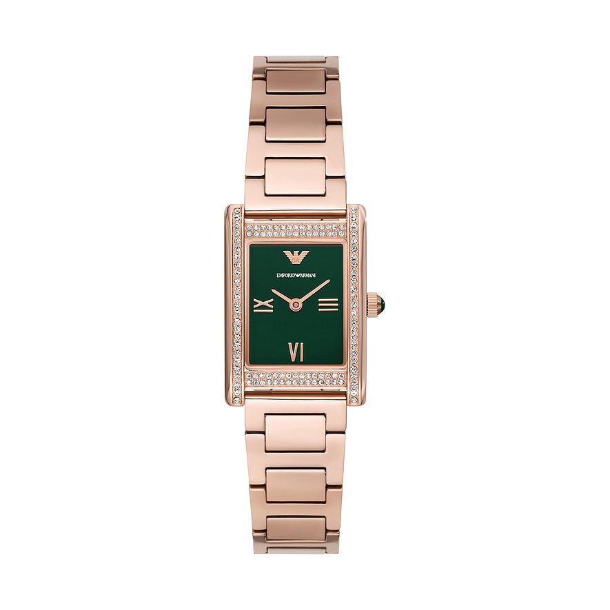 Emporio Armani Damenuhr AR11641, Damen, Edelstahl, Armband: Edelstahl, Quarz, analog