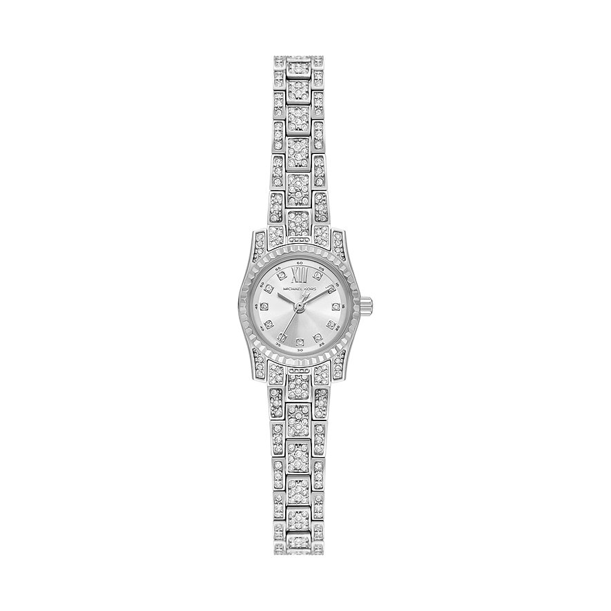 Michael Kors Damenuhr MICRO PETITE LEXINGTON MK4864, Damen, Edelstahl, Armband: Edelstahl, Quarz, analog