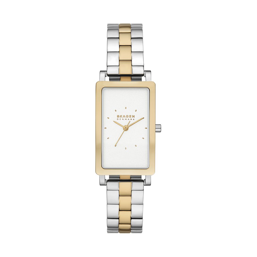 Skagen Damenuhr HAGEN LILLE SKW3156, Damen, Edelstahl, Armband: Edelstahl, Quarz, analog