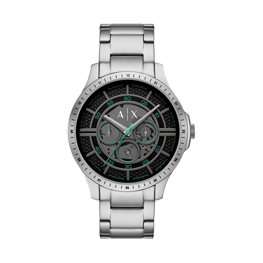 Armani Exchange Herrenuhr AX2459, Herren, Edelstahl, Armband: Edelstahl, Quarz, analog