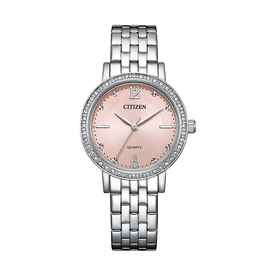 Citizen Damenuhr Elegant EL3100-55W, Damen, Edelstahl, Armband: Edelstahl, Quarz
