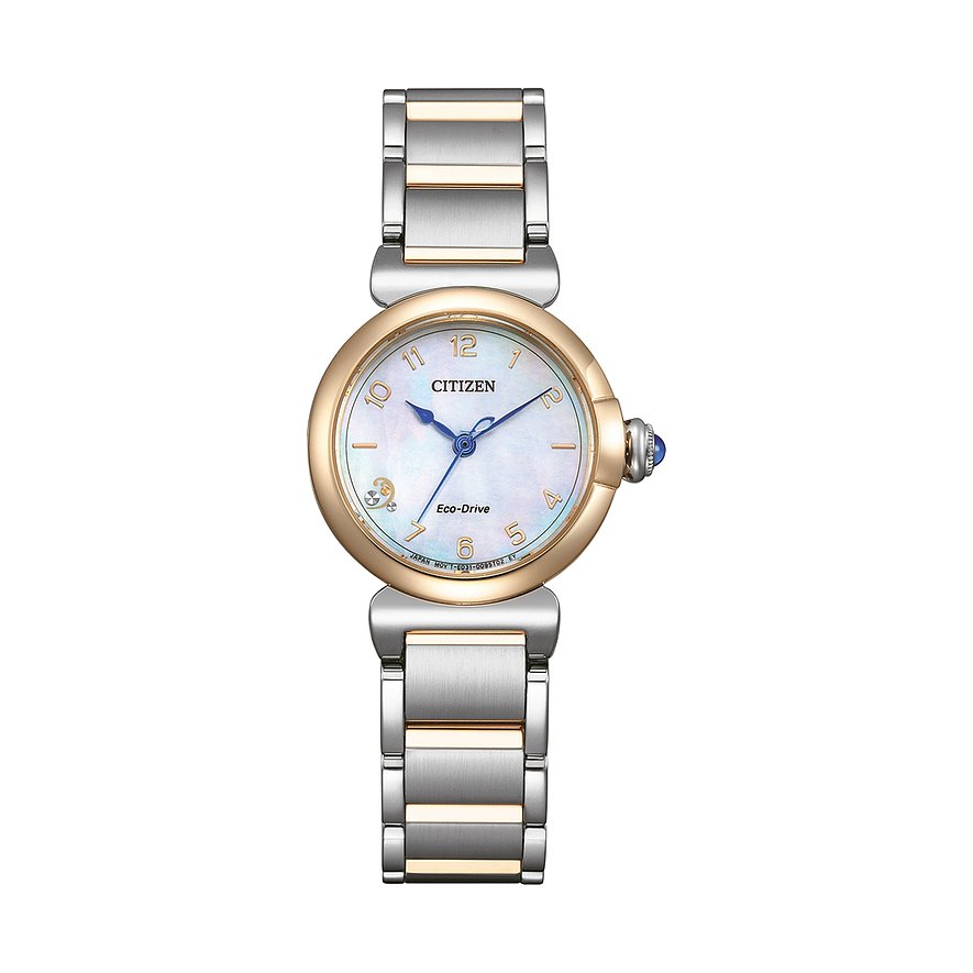 Citizen Damenuhr Elegant Citizen L EM1136-87D, Damen, Edelstahl, Armband: Edelstahl, Quarz, analog
