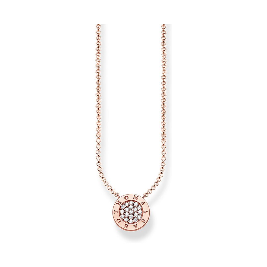 2. Chance - Thomas Sabo Kette KE1493-416-14-L45v, Zirkonia, Damen, 925er Silber, roségold