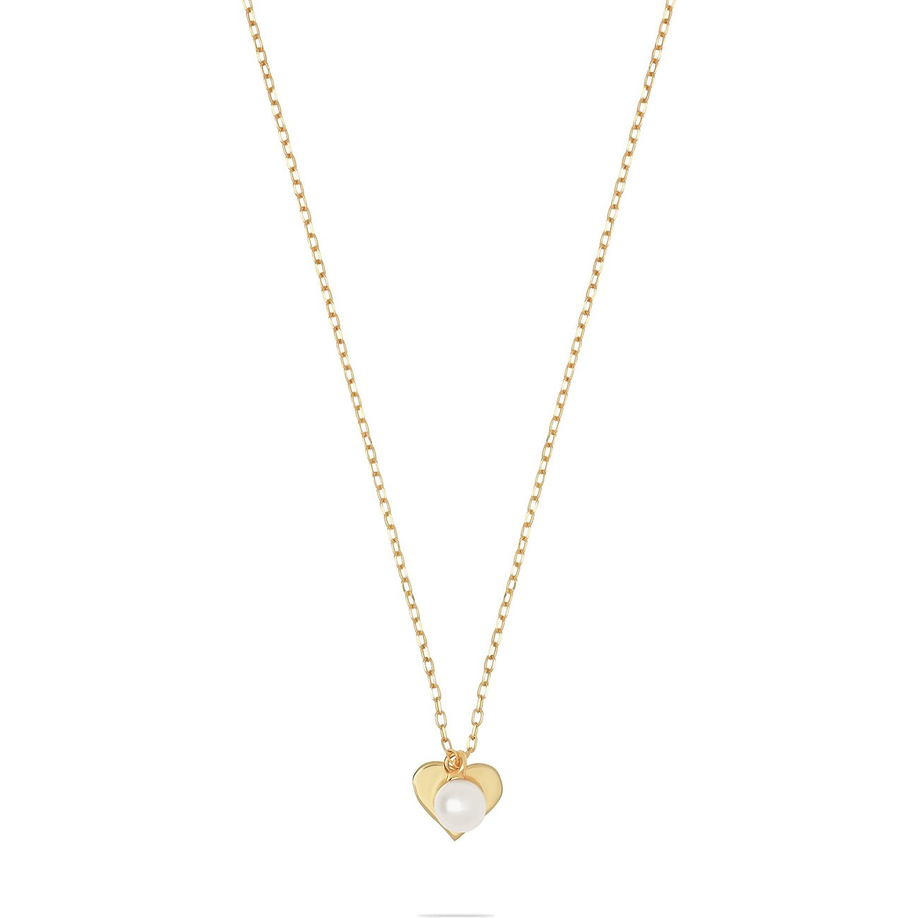CHRIST Kette aus 375 Gelbgold mit Perle.