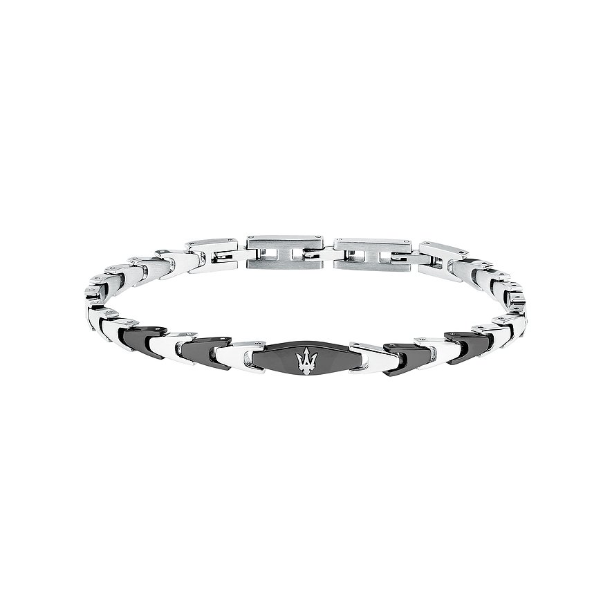 Maserati Armband Iconic, Herren, Edelstahl, silber