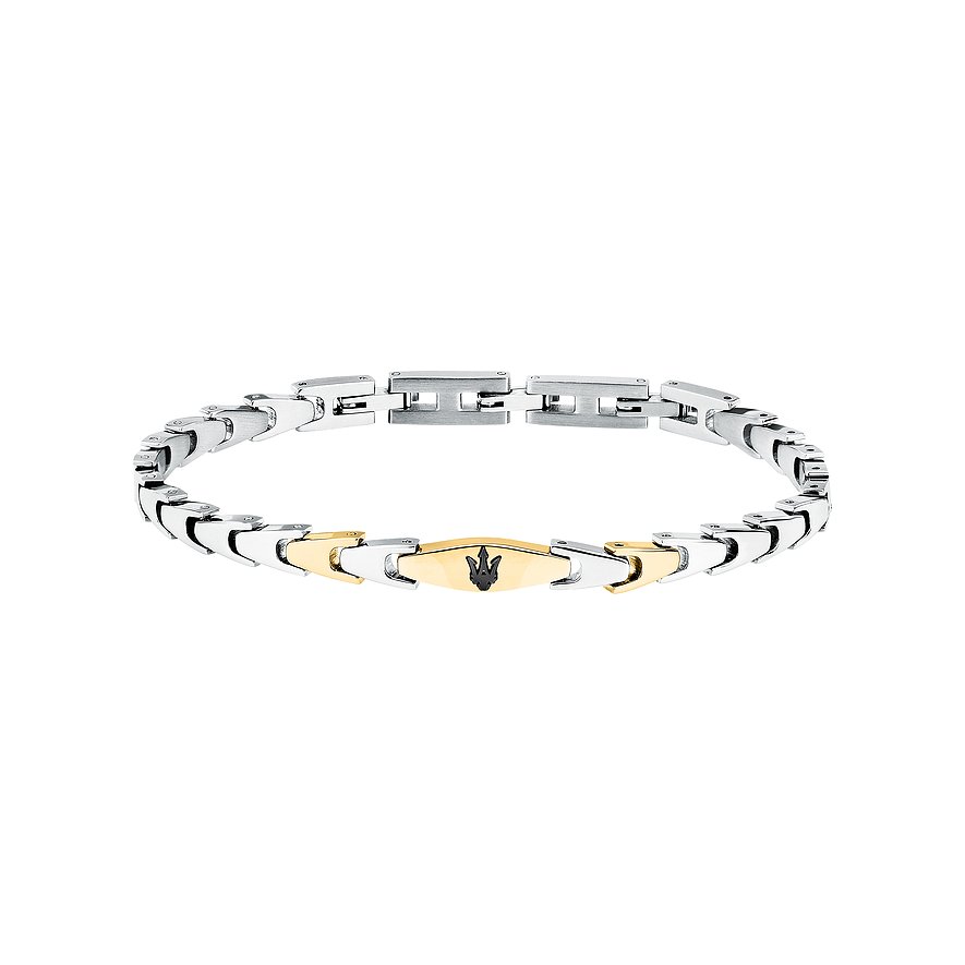 Maserati Armband Iconic, Herren, Edelstahl, silber