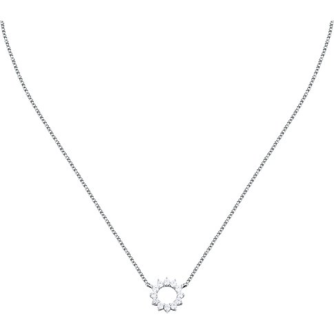 Collier Morellato en argent recyclé 925 avec zircone.