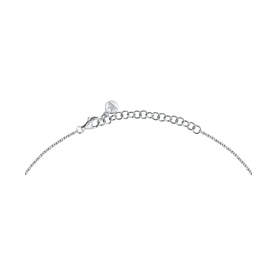 Morellato ketting van 925 gerecycled zilver met zirkonia.