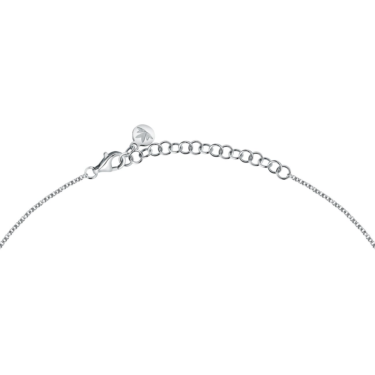 Morellato ketting van 925 gerecycled zilver met zirkonia.