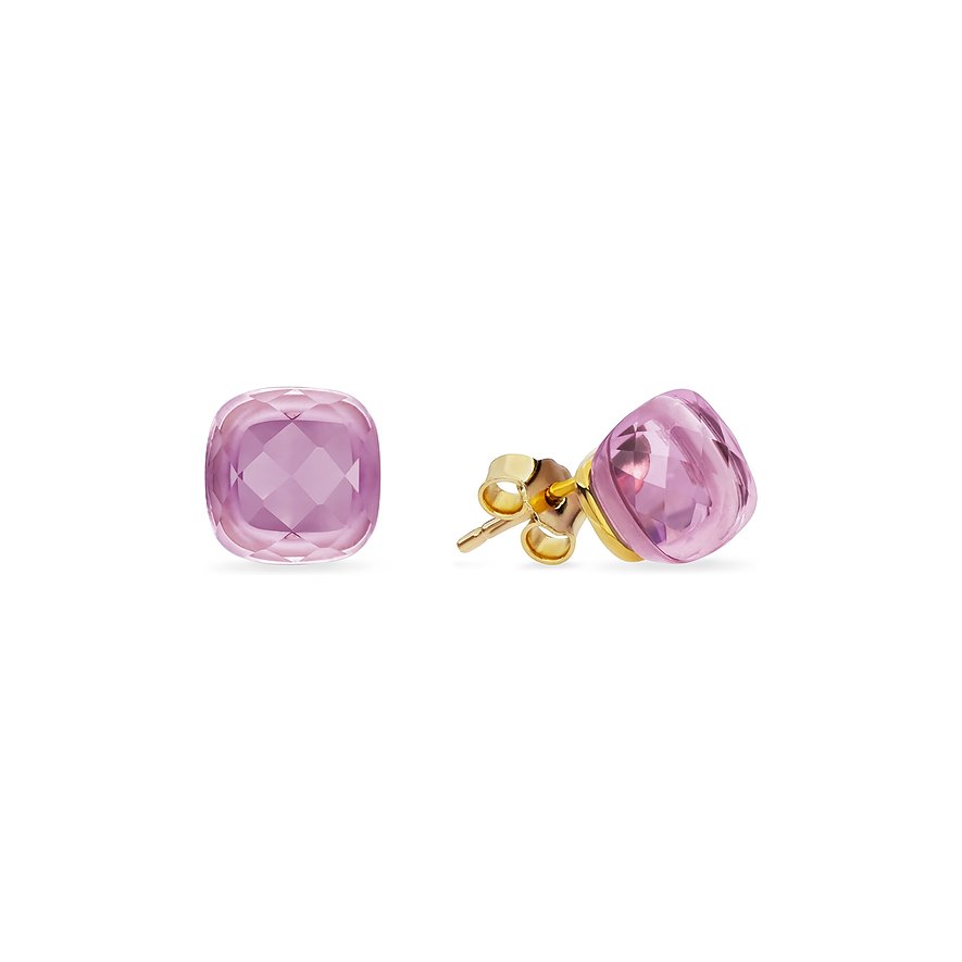 2. Chance - CHRIST Ohrstecker, Amethyst, Damen, 585er Gelbgold, gelbgold