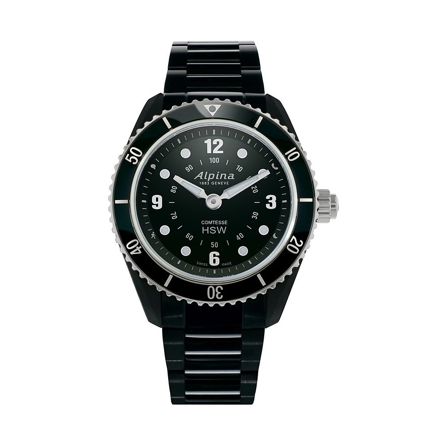 2. Chance - Alpina Smartwatch AL-281BS3V6B, Damen, Sonstiges, Armband: Edelstahl, Quarz, analog