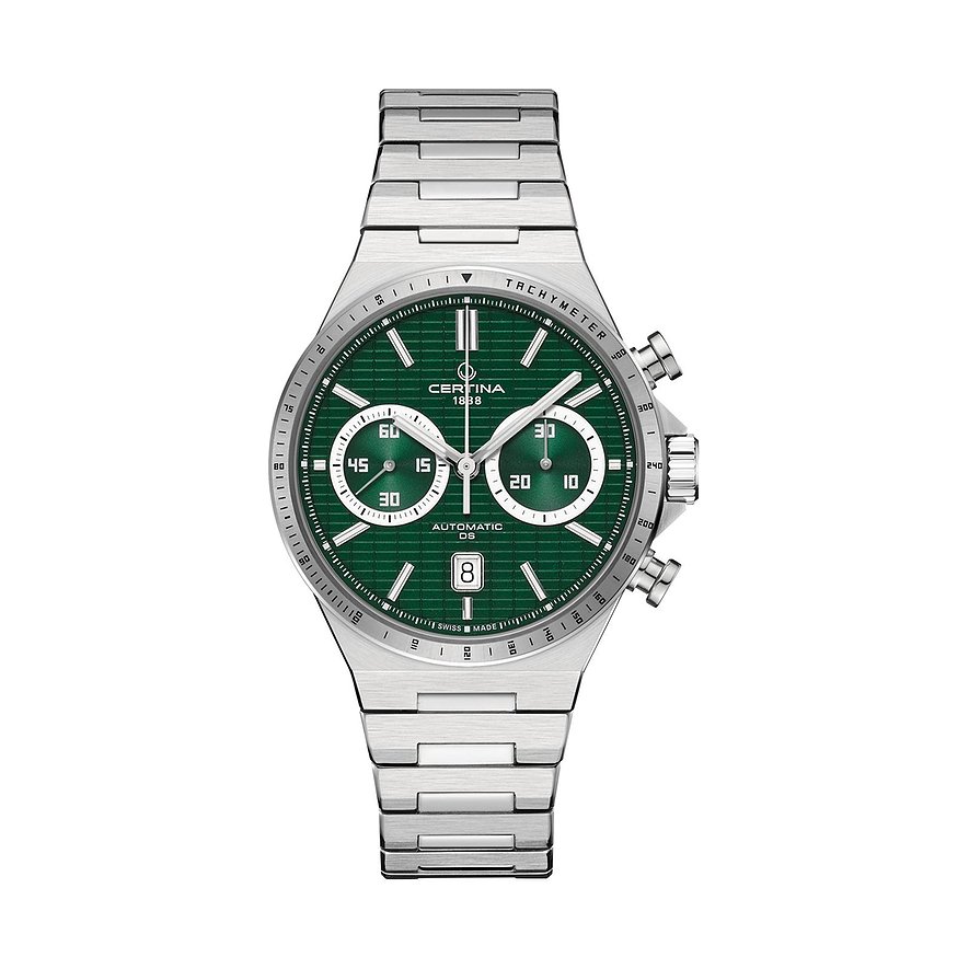 Certina Chronograph DS-7 Chronograph C0434271109100, Herren, Edelstahl, Armband: Edelstahl, Automatik, analog