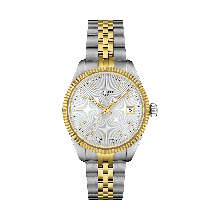 Tissot Damenuhr Ballade Quartz T1562102203100, Damen, Edelstahl, Armband: Edelstahl, Quarz, analog