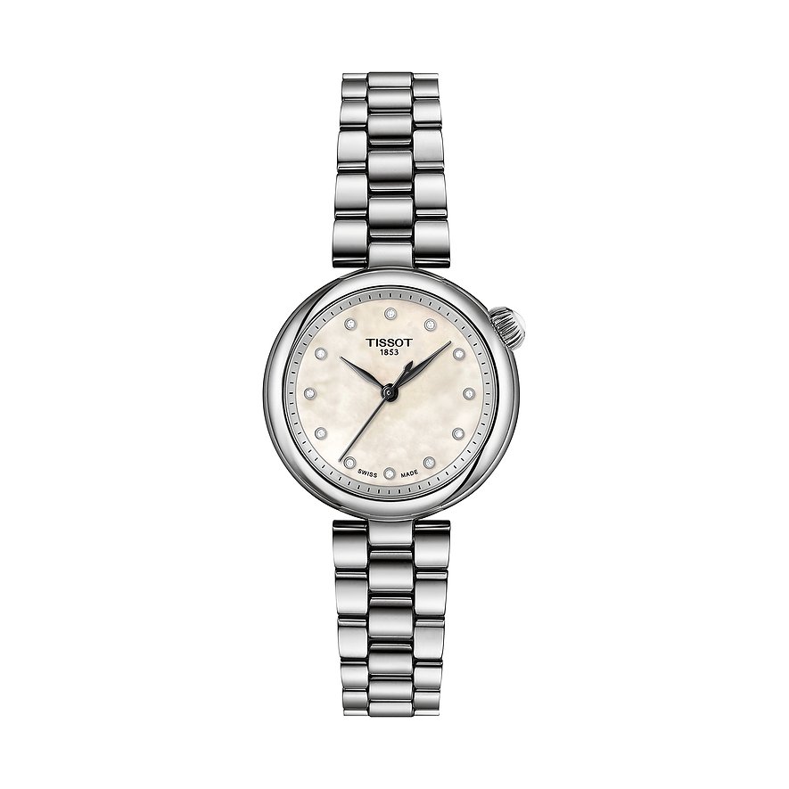 Tissot Damenuhr Désir T1520101111600, Damen, Edelstahl, Armband: Edelstahl, Quarz, analog