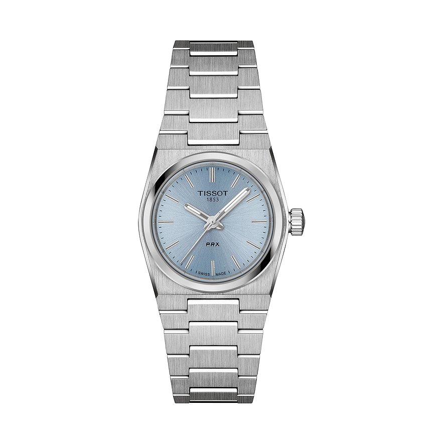 Tissot Damenuhr PRX Quartz T1370101135100, Damen, Edelstahl, Armband: Edelstahl, Quarz, analog