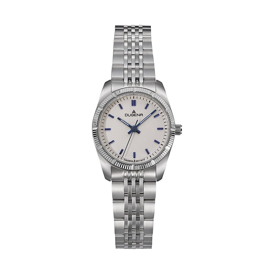 Dugena Damenuhr Paris 4461160, Damen, Edelstahl, Armband: Edelstahl, Quarz, analog