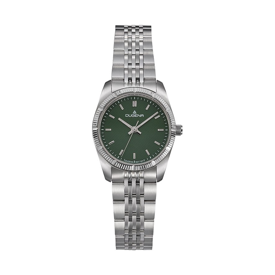 Dugena Damenuhr Paris 4461161, Damen, Edelstahl, Armband: Edelstahl, Quarz, analog