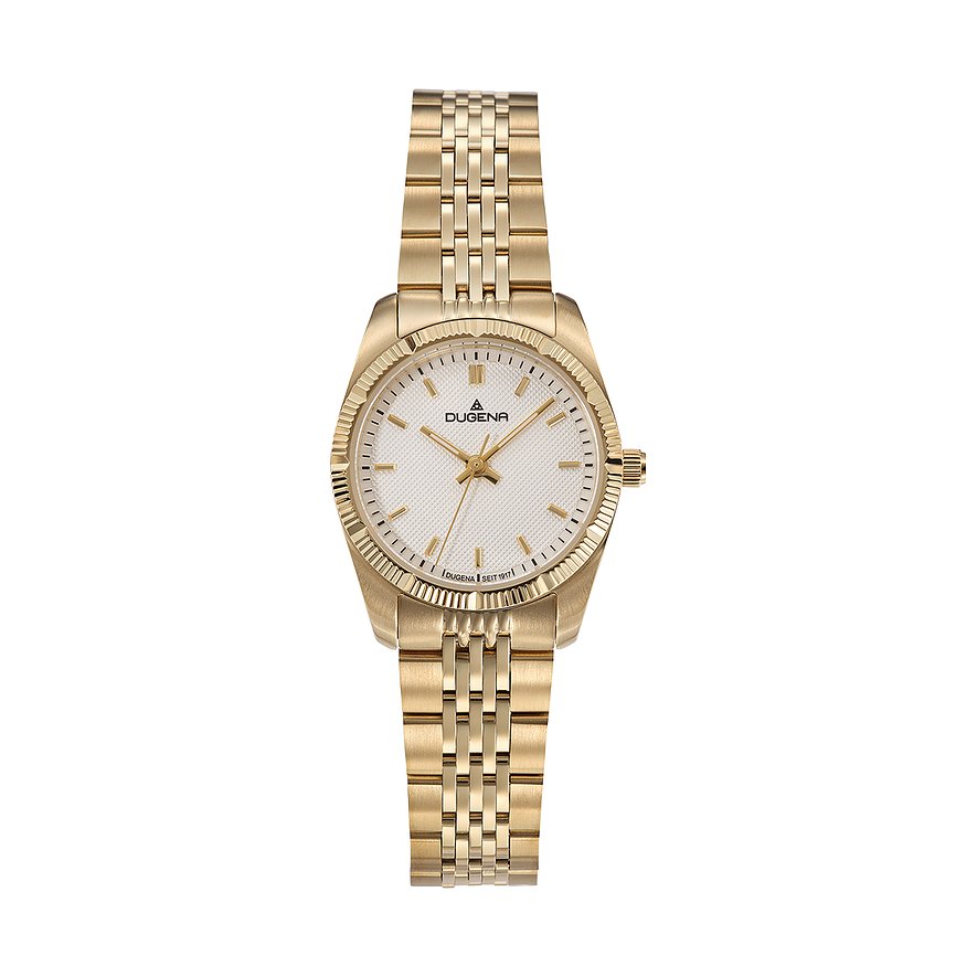 Dugena Damenuhr Paris 4461163, Damen, Edelstahl, Armband: Edelstahl, Quarz, analog