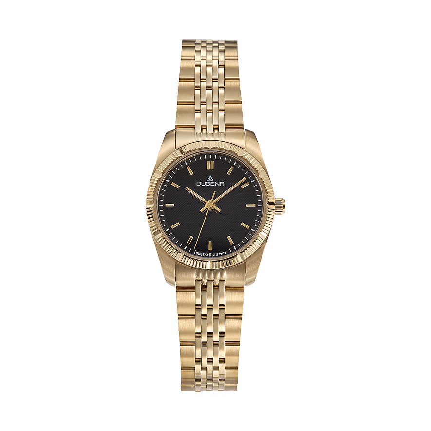 Dugena Damenuhr Paris 4461164, Damen, Edelstahl, Armband: Edelstahl, Quarz, analog