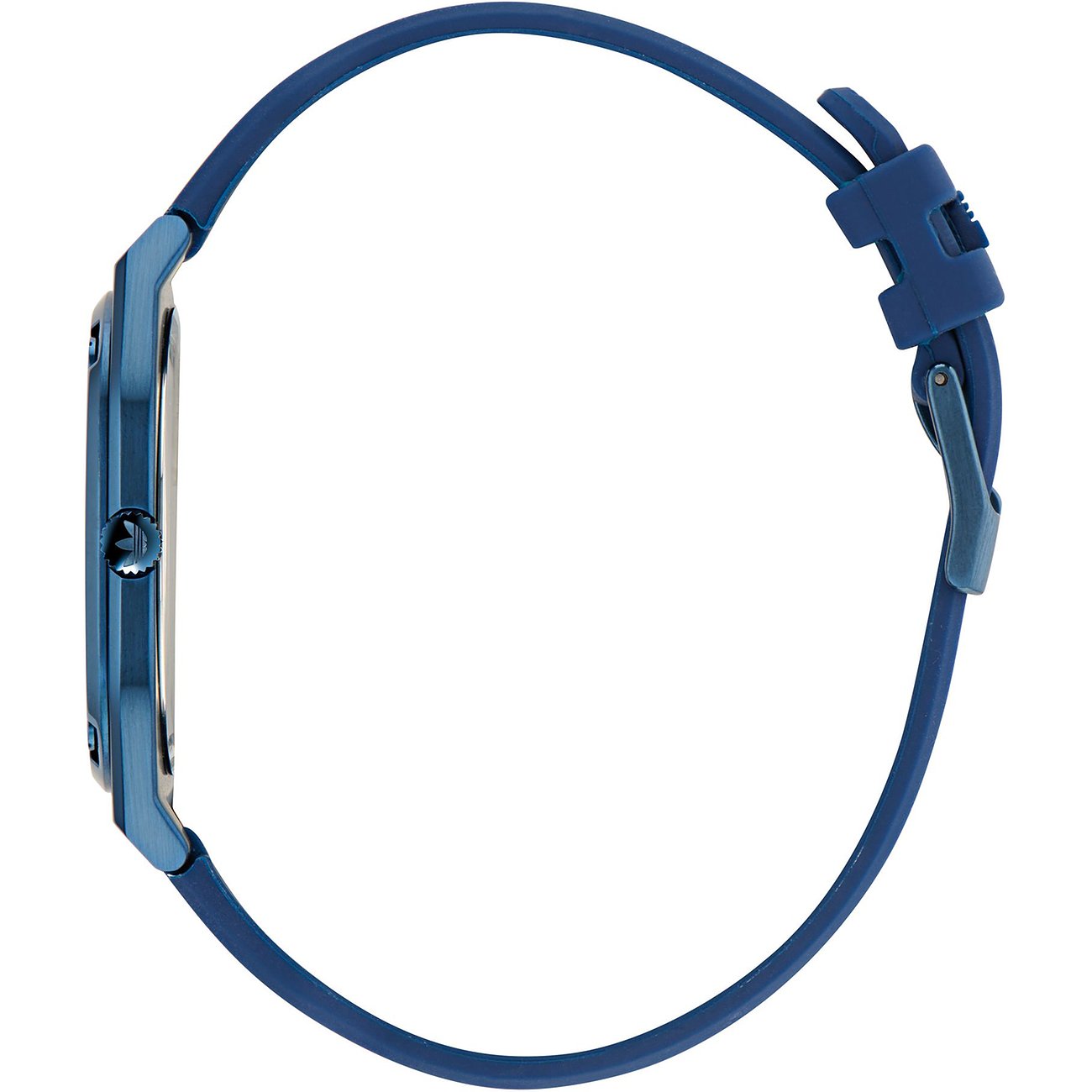 Adidas Unisexklocka med boett i rostfritt stål, blå, analog.