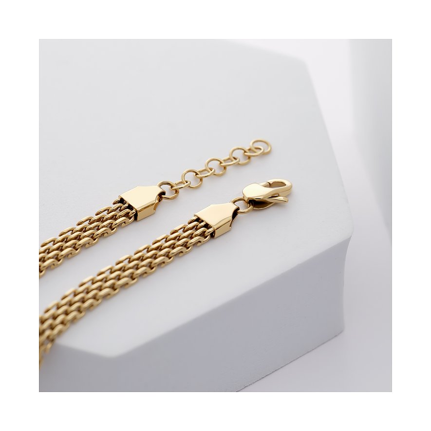 GMK Collection Armband aus Edelstahl mit Karabinerverschluss.