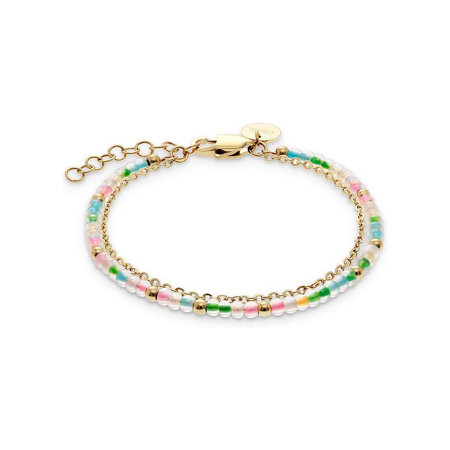 GMK Collection Armband, Damen, Edelstahl, Kunststoff, mehrfarbig