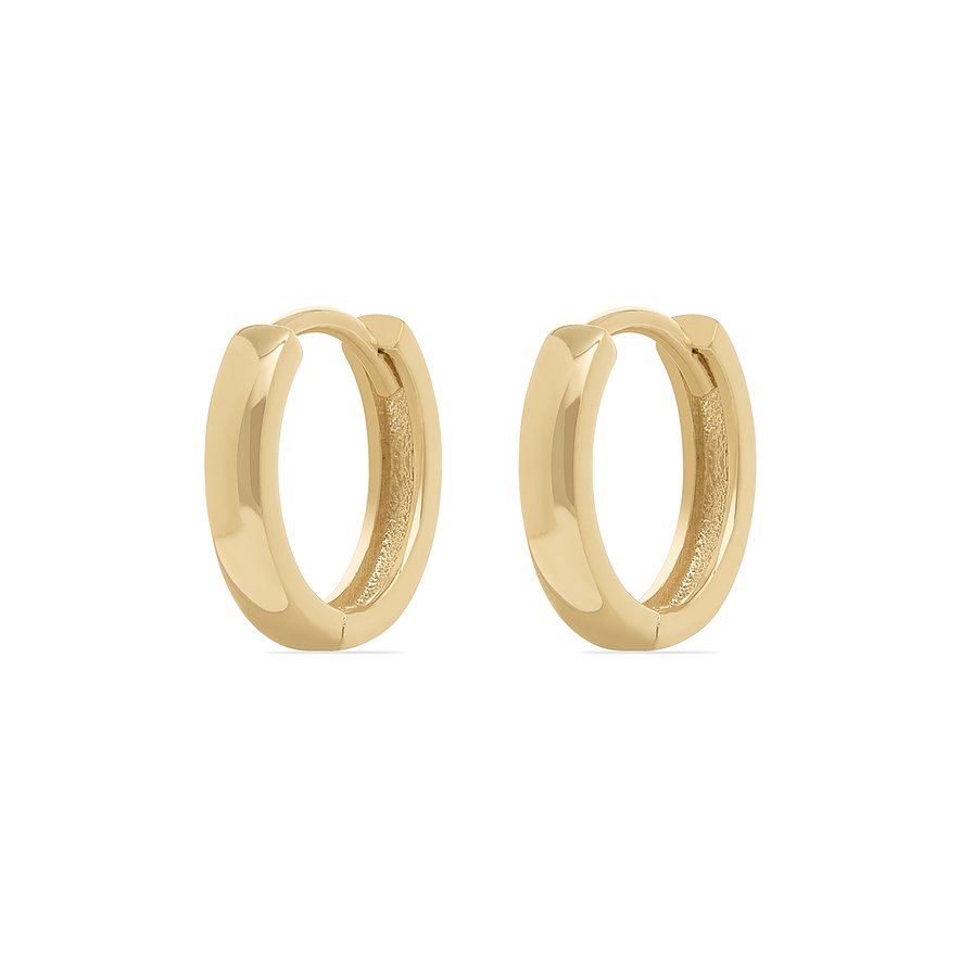 FAVS Creolen, Damen, 375er Gelbgold, gelbgold