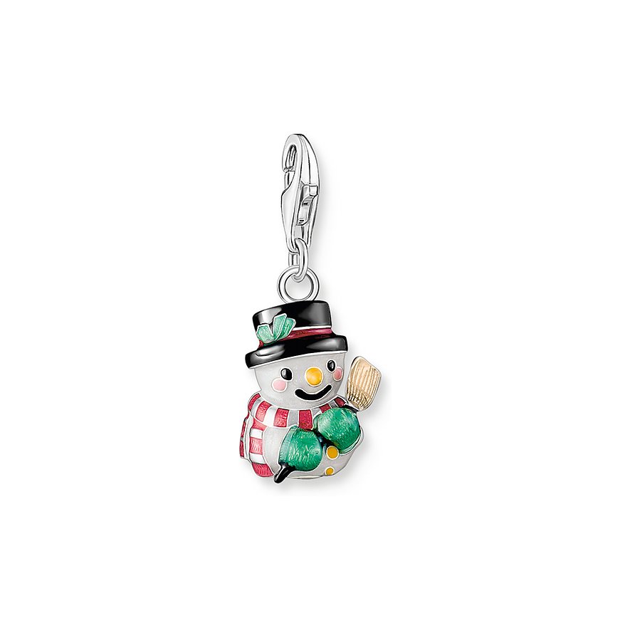 Thomas Sabo Charm, Damen, 925er Silber, Emaille, mehrfarbig