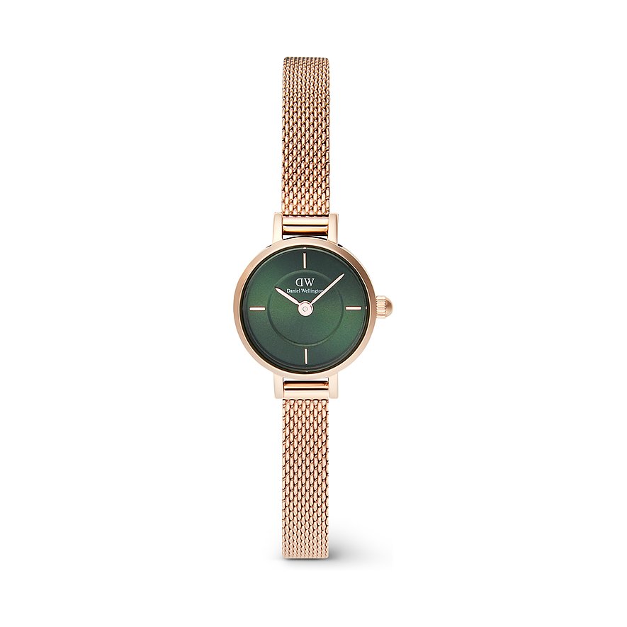Daniel Wellington Damenuhr Petite Mini DW.DW00100742, Damen, Edelstahl, Armband: Edelstahl, Quarz, analog