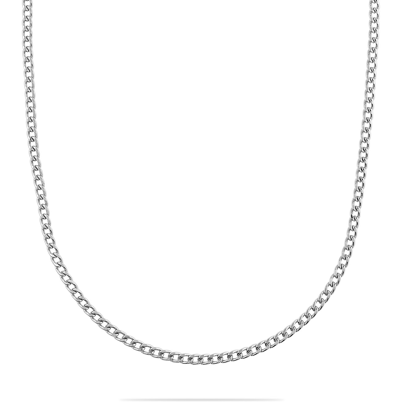 FAVS Halsschmuck aus 375 Weißgold, als Kette.