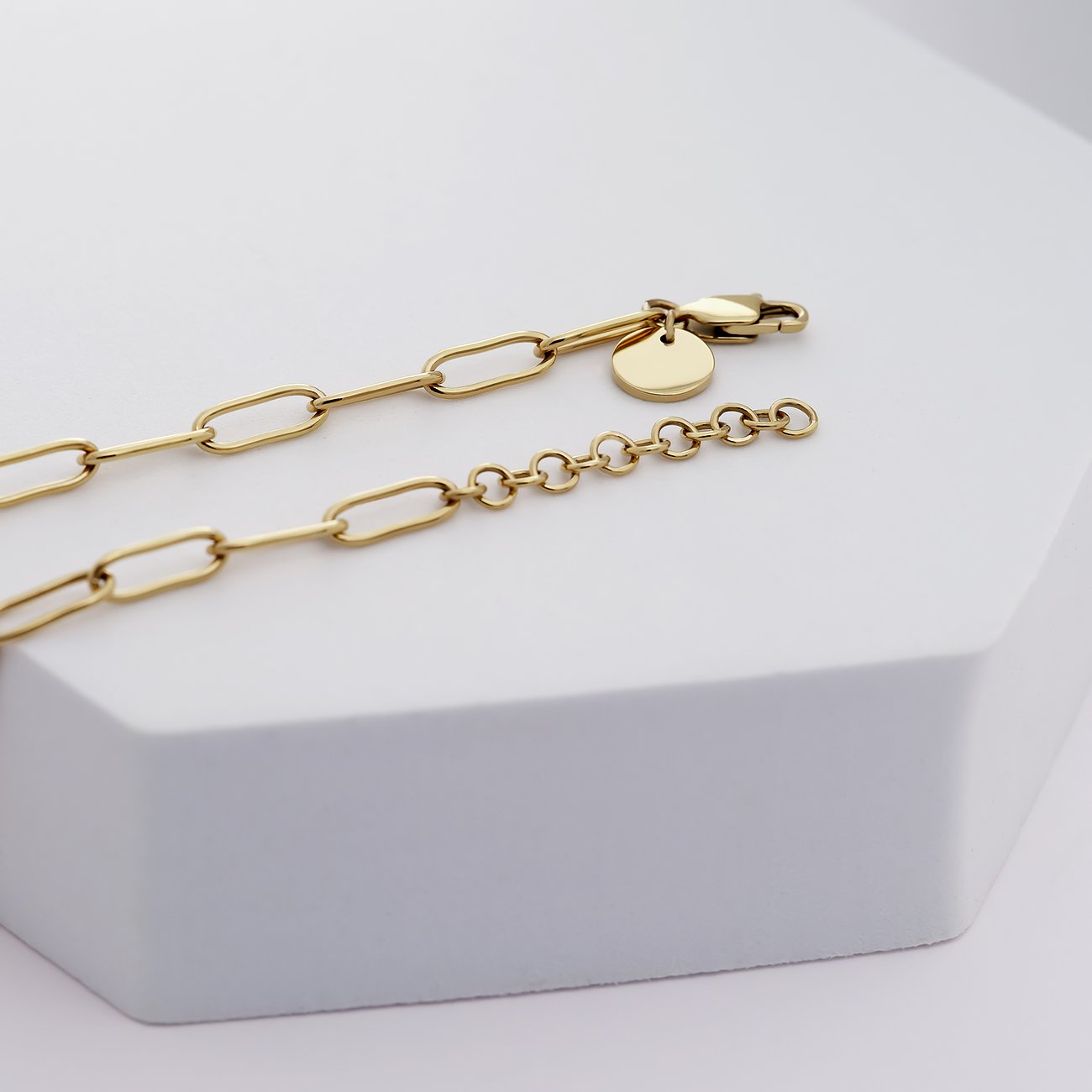 Bracelet GMK Collection en acier inoxydable avec cristaux, bracelet à maillons avec plaque à graver.