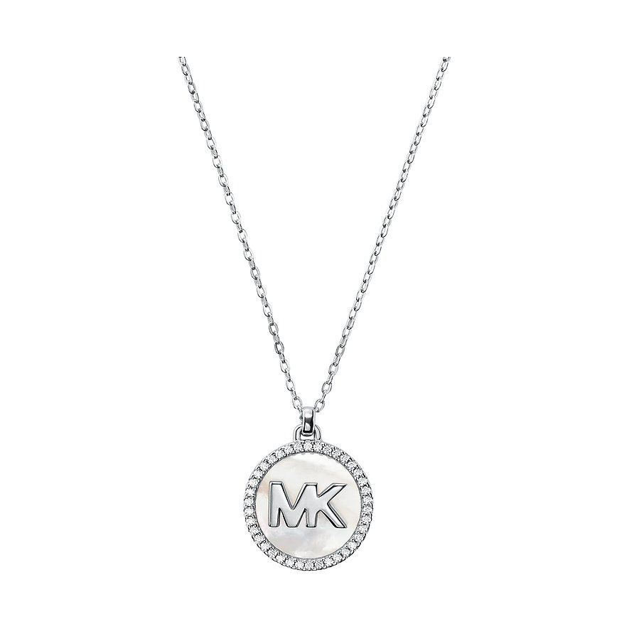 2. Chance - Michael Kors Kette MKC1324AH040, Perlmutt, Damen, 925er Silber, silber