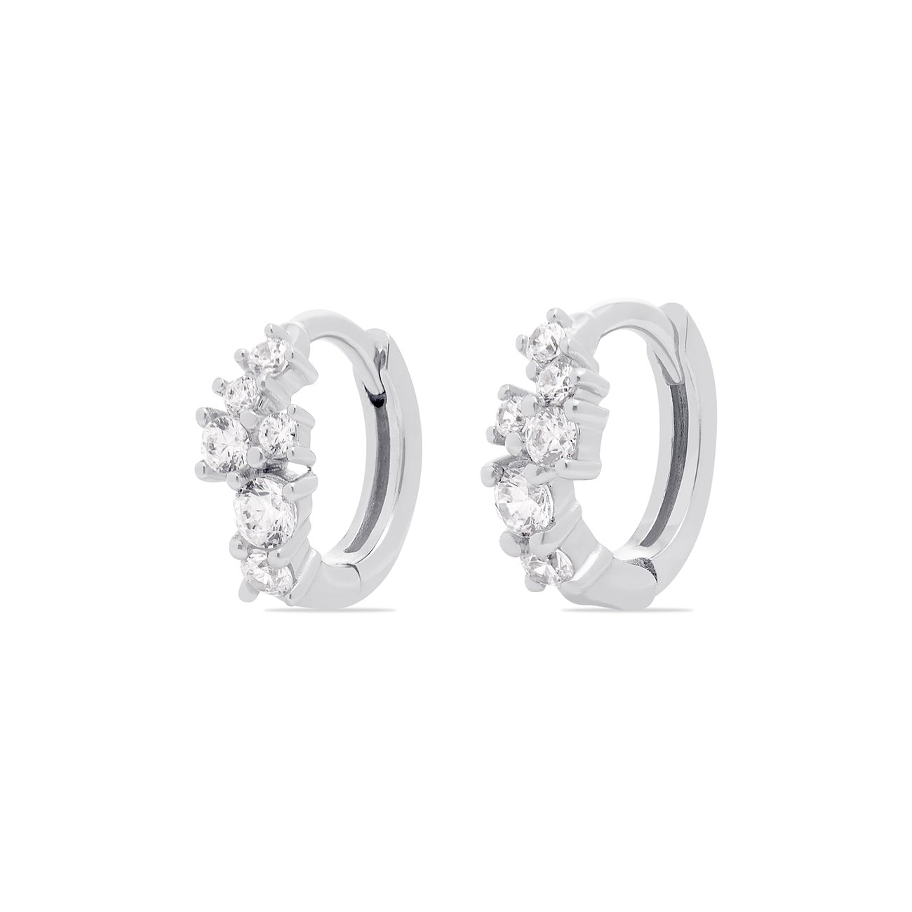 FAVS øreringe af 925 sterling sølv med zirkonia.