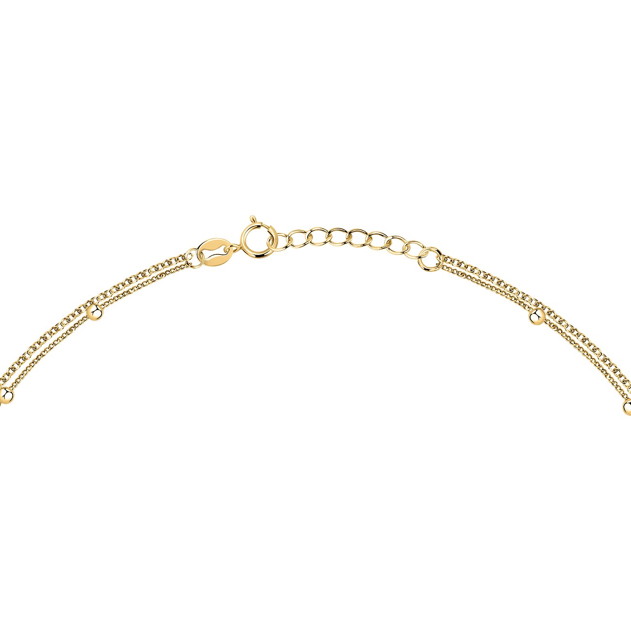 CHRIST Halsschmuck aus 925er recyceltem Silber mit Zirkonia.