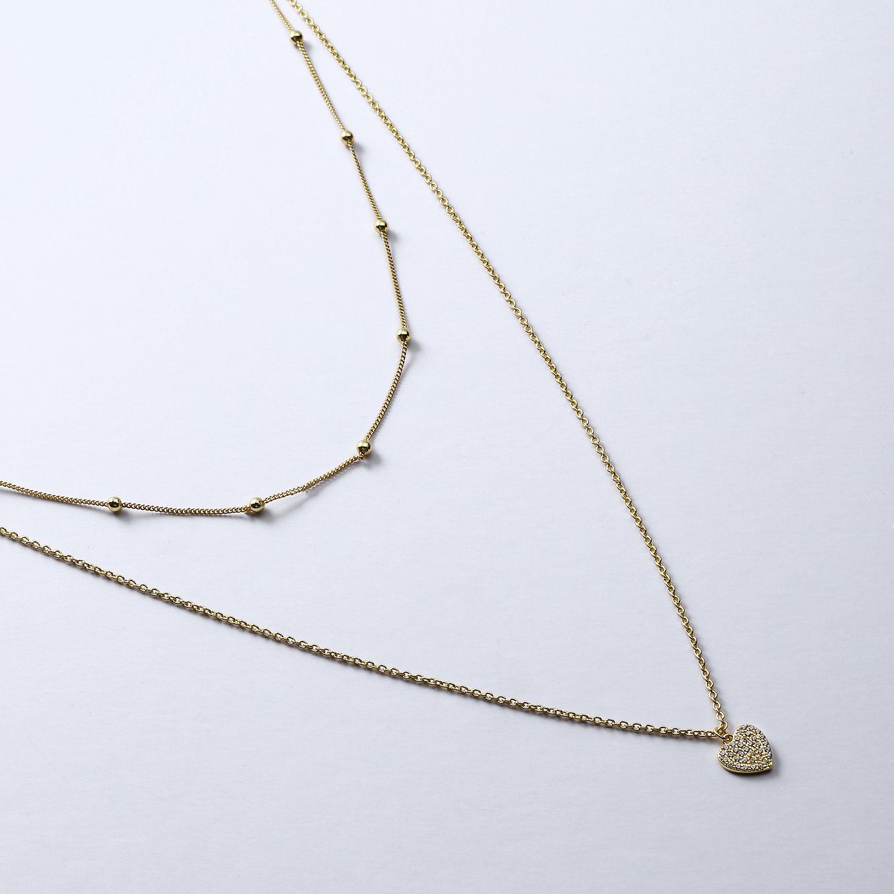 CHRIST Damen-Halskette aus 925er recyceltem Silber mit Zirkonia.