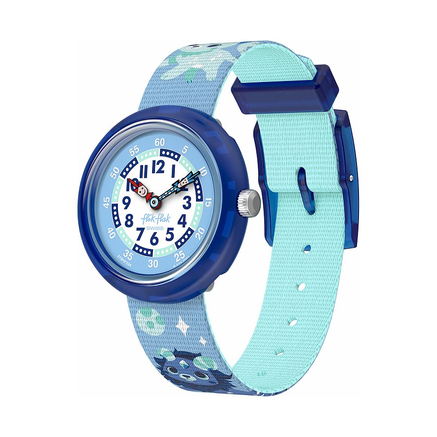 Flik Flak Kinderuhr 2411 FLIK FLAK MYSTIC LAND FBNP234, Jungen, Kunststoff, Armband: Textil, Quarz, analog