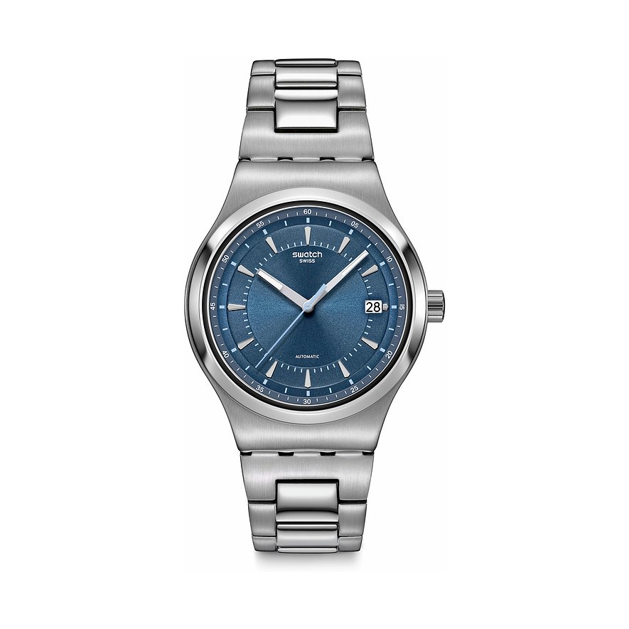 Swatch Unisexuhr 2411 SWATCH ESSENTIALS YIS435G, Unisex, Edelstahl, Armband: Edelstahl, Automatik, analog