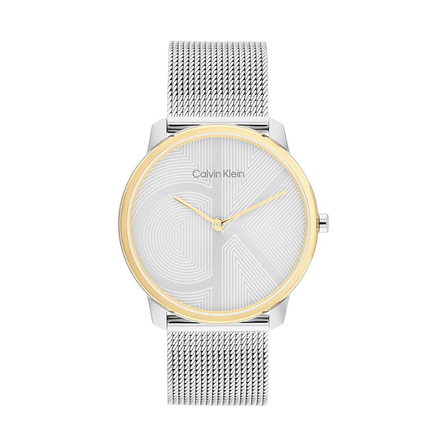 Calvin Klein Damenuhr Ck Iconic 25300014, Damen, Edelstahl, Armband: Edelstahl, Quarz