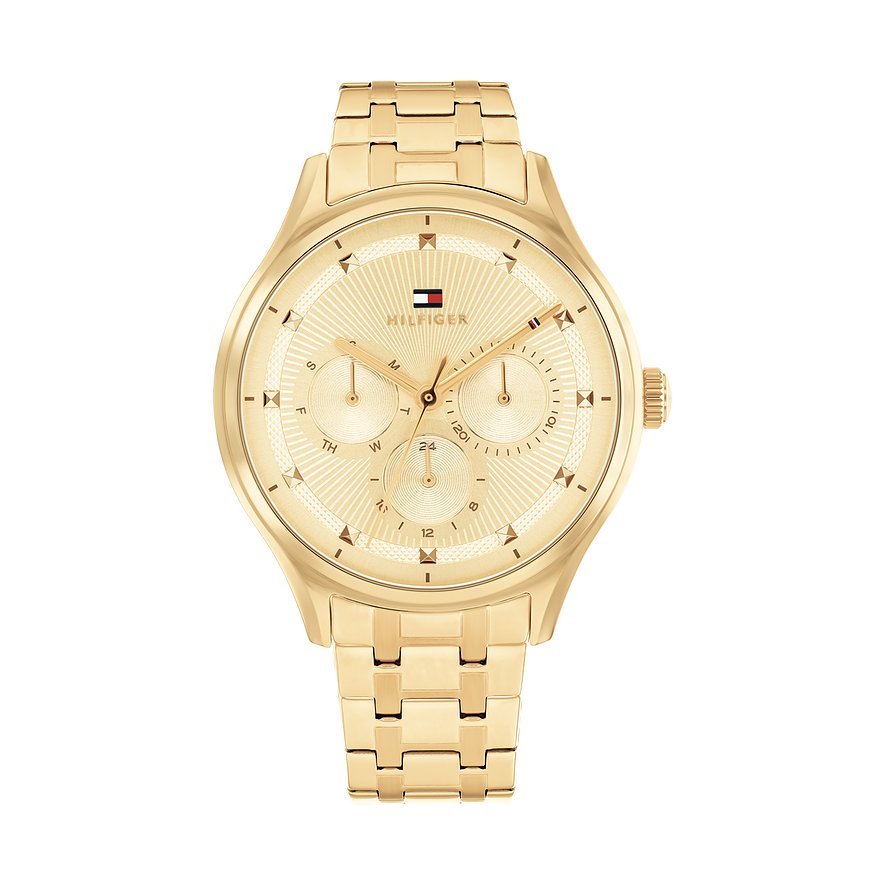 Tommy Hilfiger Damenuhr Gianna 1782751, Damen, Edelstahl, Armband: Edelstahl, Quarz, analog