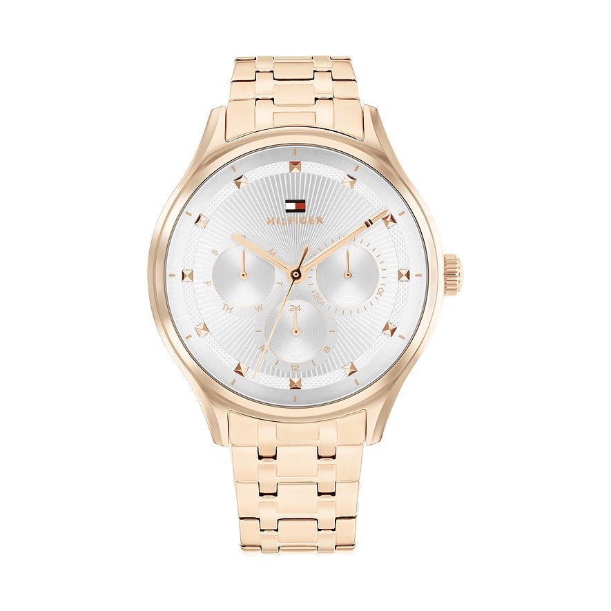 Tommy Hilfiger Damenuhr Gianna 1782752, Damen, Edelstahl, Armband: Edelstahl, Quarz, analog