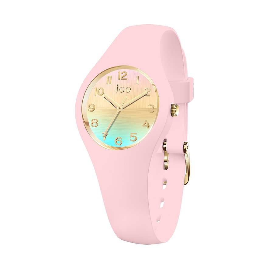 ICE Watch Damenuhr ice 021432, Damen, Edelstahl, Armband: Silikon, Quarz, analog