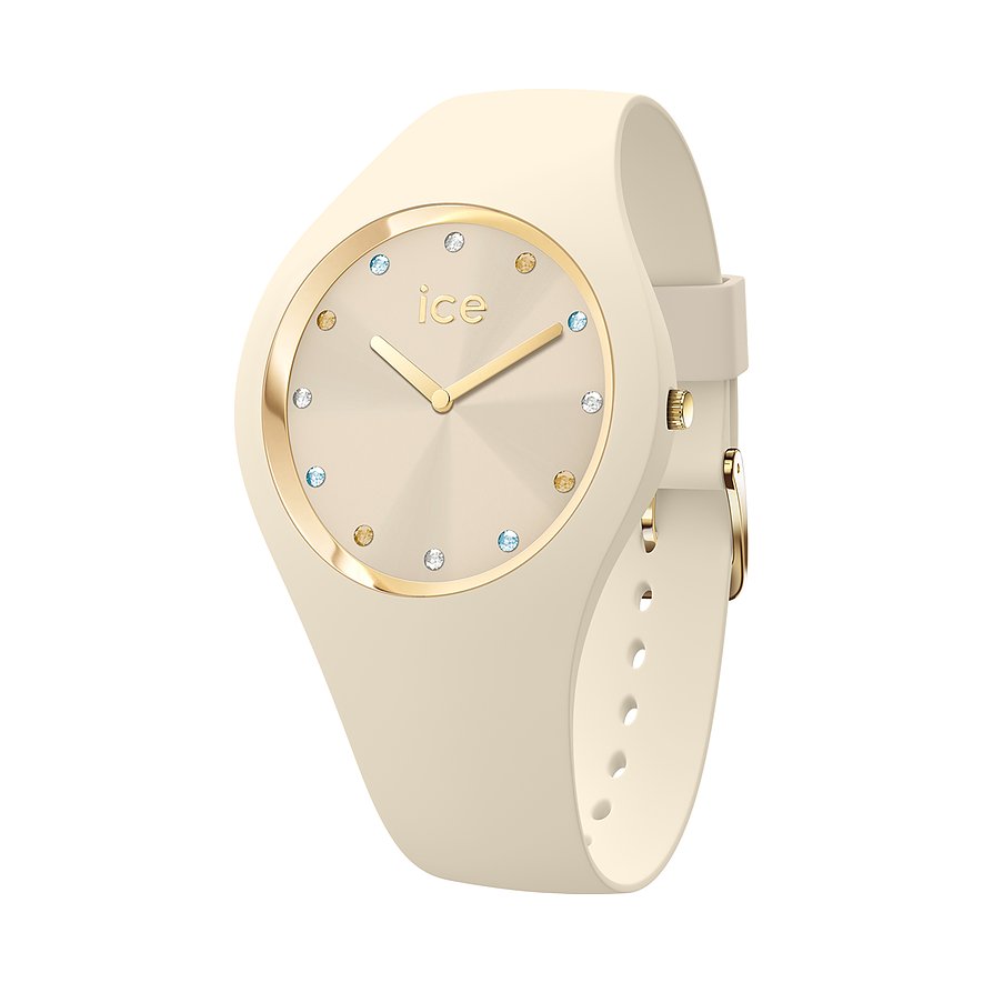 ICE Watch Damenuhr ice 022358, Damen, Edelstahl, Armband: Silikon, Quarz, analog
