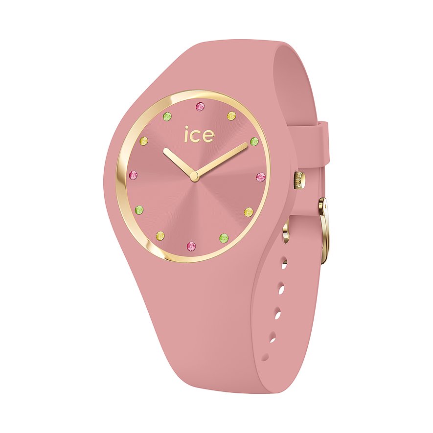 ICE Watch Damenuhr ice 022359, Damen, Edelstahl, Armband: Silikon, Quarz, analog