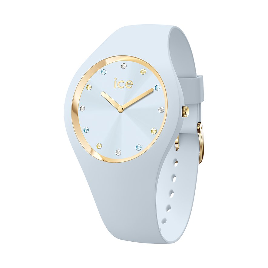 ICE Watch Damenuhr ice 022360, Damen, Edelstahl, Armband: Silikon, Quarz, analog