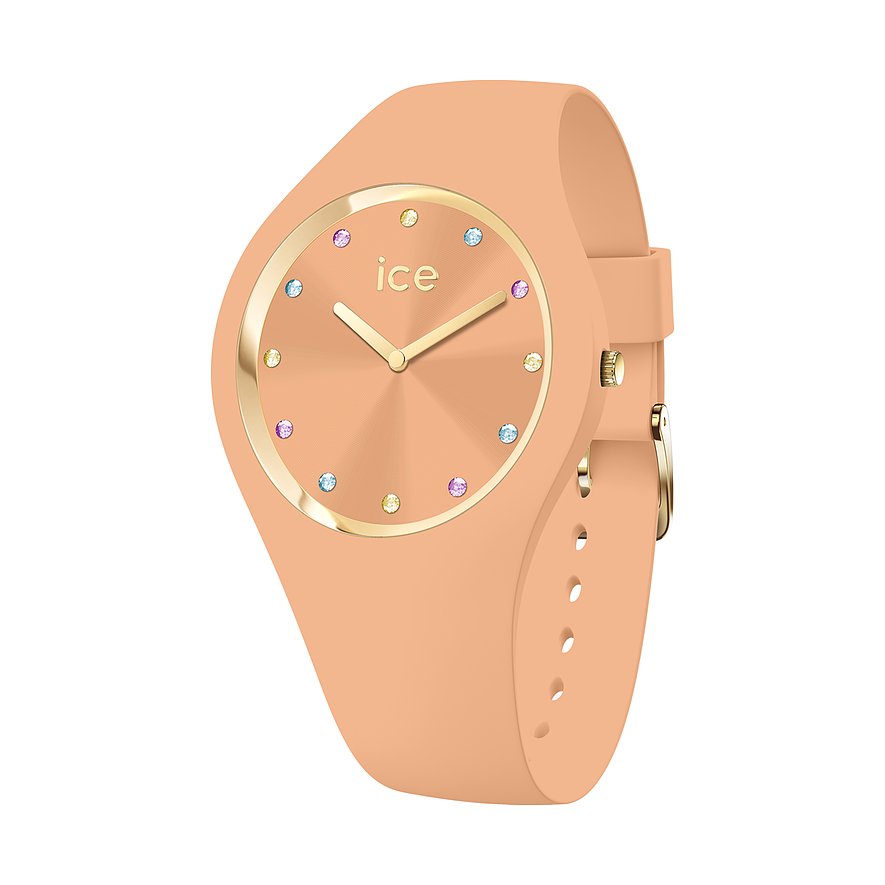 ICE Watch Damenuhr ice 022362, Damen, Edelstahl, Armband: Silikon, Quarz, analog