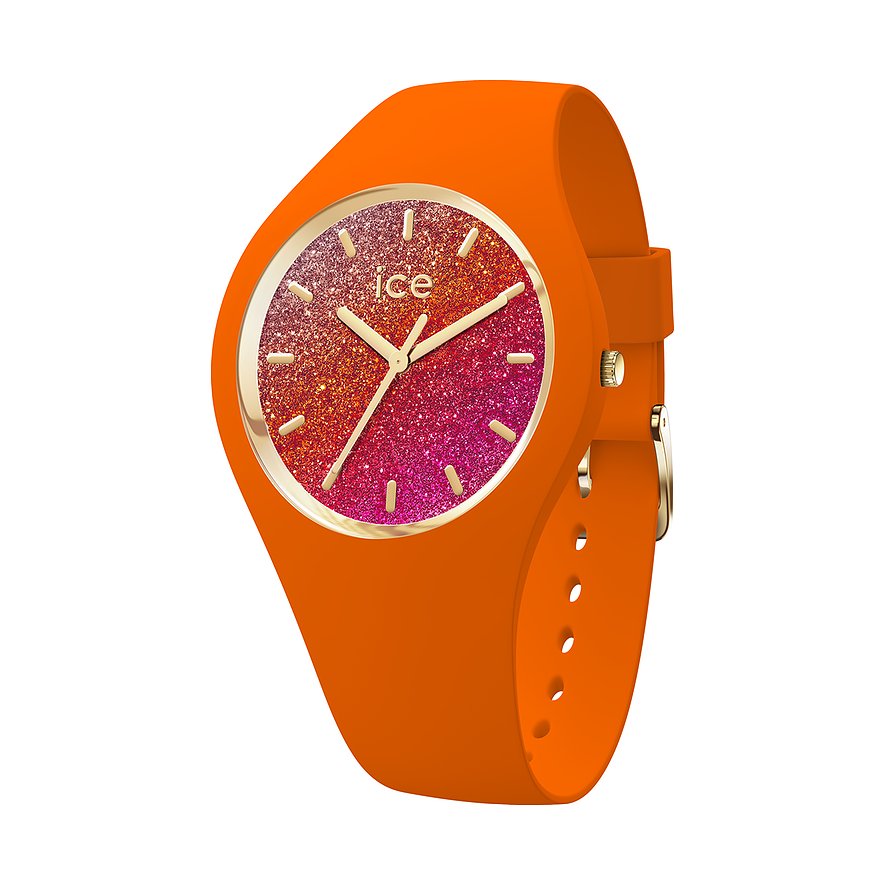 ICE Watch Damenuhr ice 022574, Damen, Edelstahl, Armband: Silikon, Quarz, analog