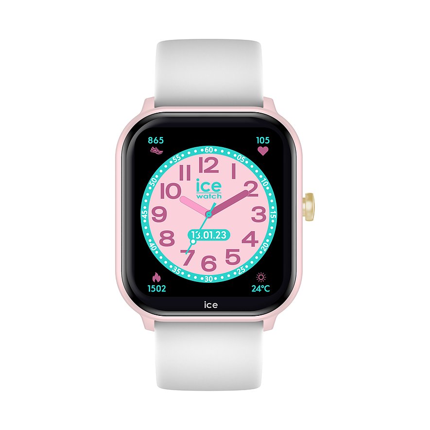 ICE Watch Smartwatch Smart 022797, Mädchen, Kunststoff, recycelt, Armband: Silikon, Lithium-Ionen Akku, digital