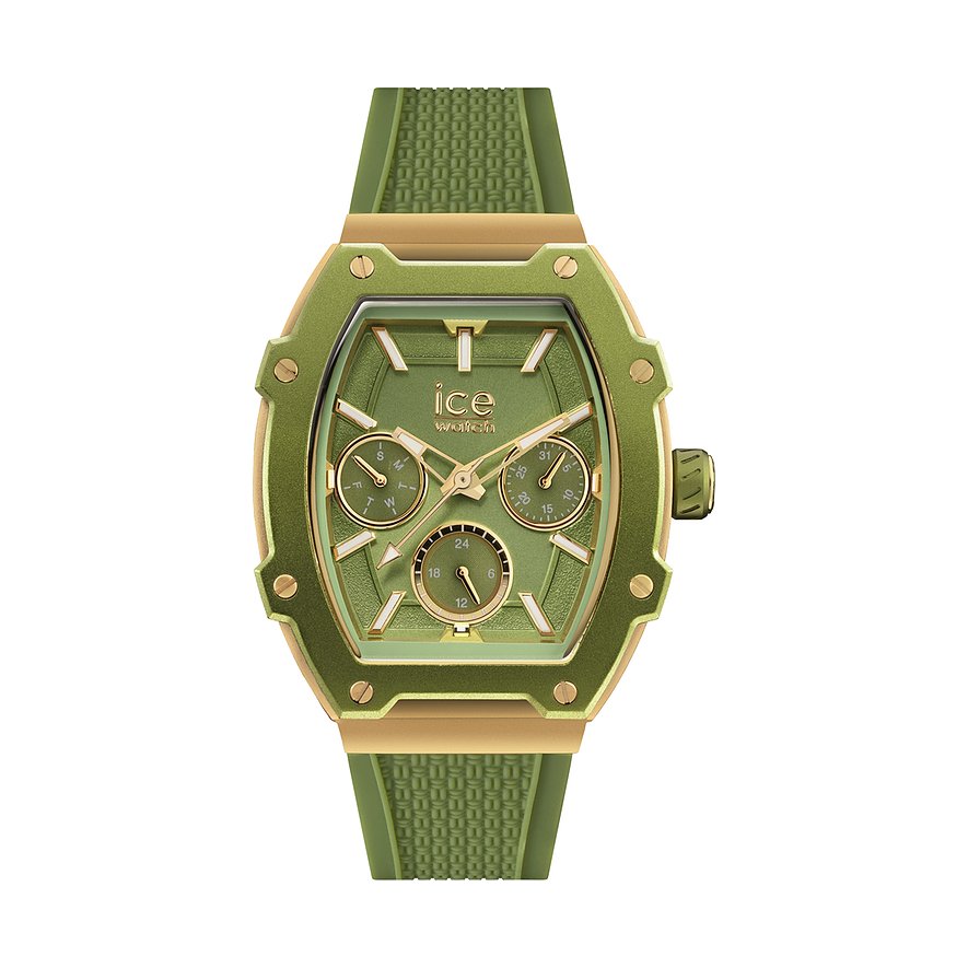 ICE Watch Damenuhr Boliday 022859, Damen, Aluminium, Armband: Silikon, Quarz, analog