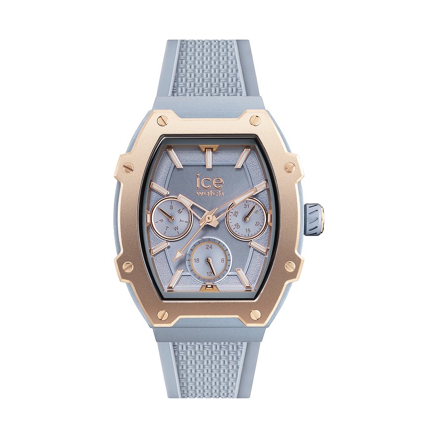 ICE Watch Damenuhr Boliday 022860, Damen, Aluminium, Armband: Silikon, Quarz, analog