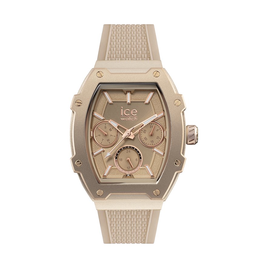 ICE Watch Damenuhr Boliday 022861, Damen, Aluminium, Armband: Silikon, Quarz, analog